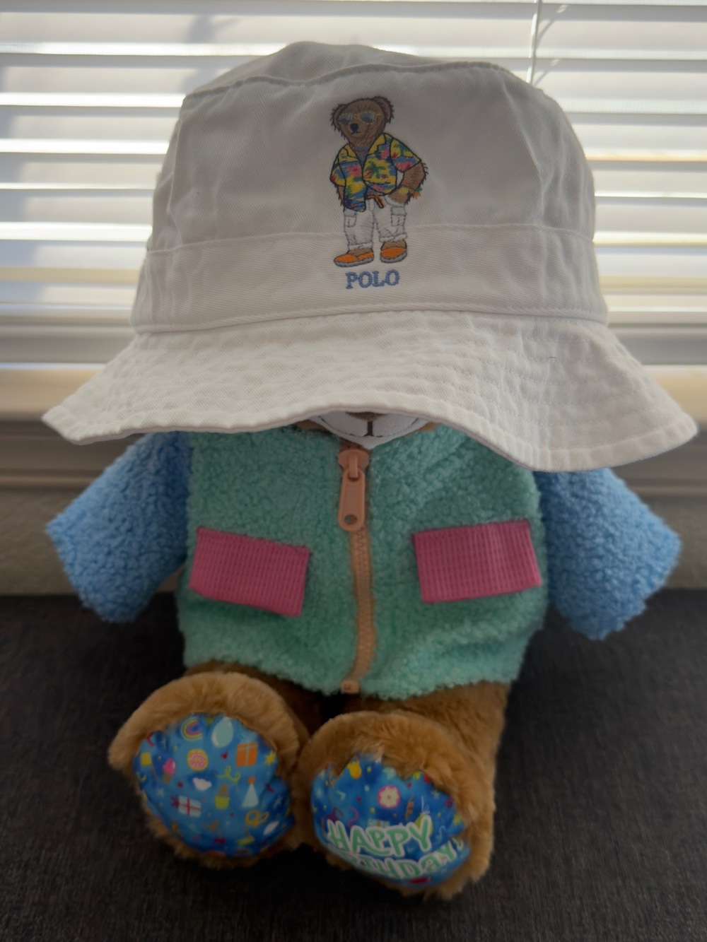 Polo Ralph Lauren White Bucket Hat